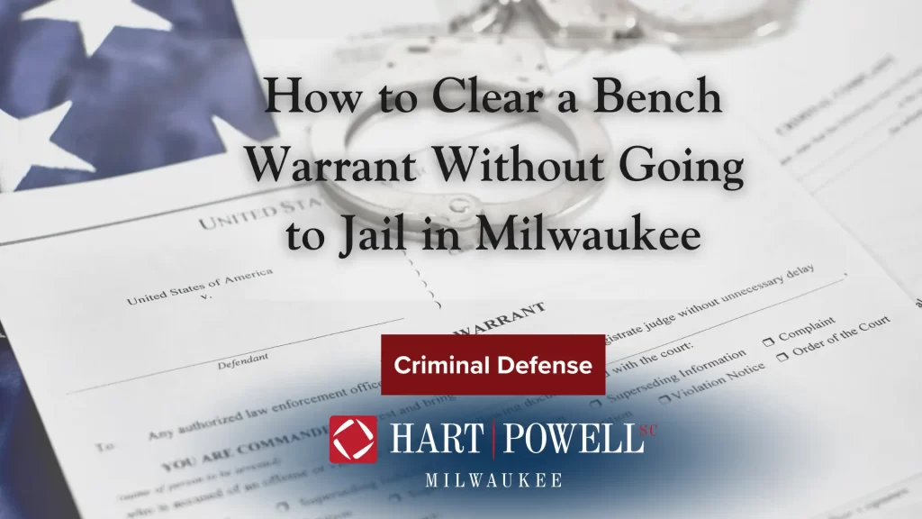 How to Clear a Bench Warrant Without Going to Jail in Milwaukee